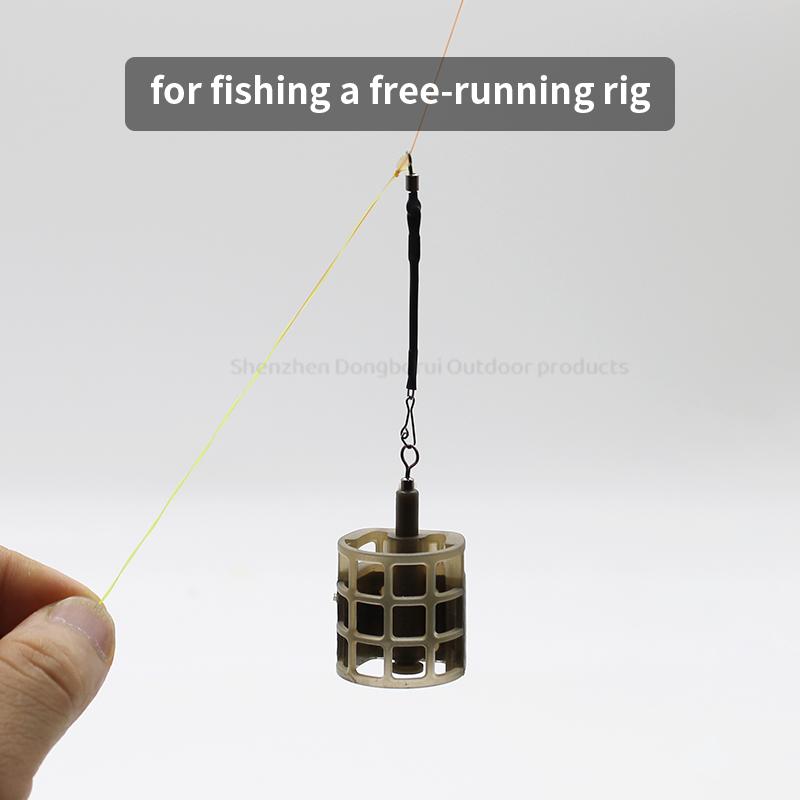 3 шт. Аксессуары для карповой рыбалки Жесткие фидерные поводки 6/8 см Опрессованный стальной трос Для рыбалки Скользящая оснастка Терминальная оснастка