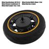10 Inch 60/70‑6.5 Electric Scooter Front Wheel Hub with Tire Replacement for 9 G30 Electric Scooter Front Wheel Auxiliary Wheel