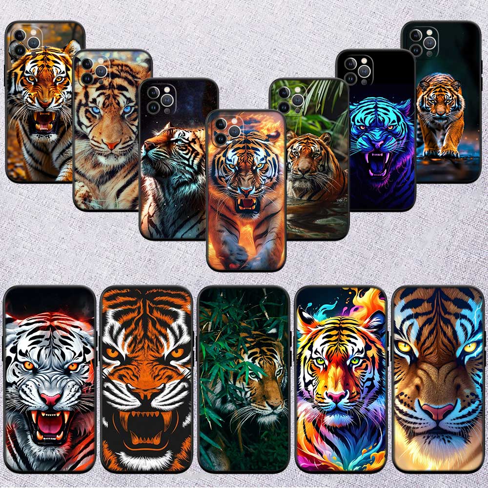 UP5 Animal Tiger New High-End Shell Phone Case for iPhone SE X XS XR 16E 17 11 Pro Max 8 7 6 6s Plus Air