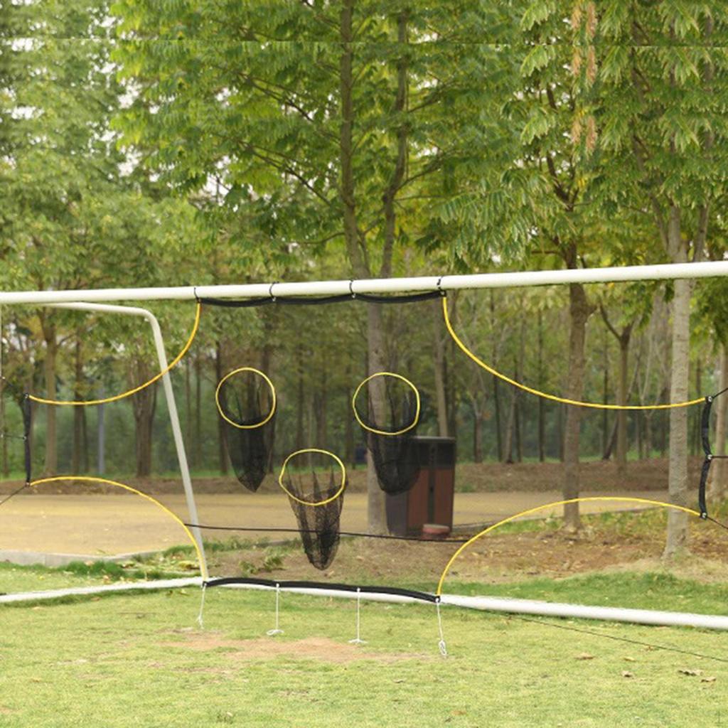 Football Throwing Net Soccer Goal Training Target for Clubs Players Women