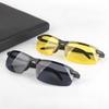Yellow Night Vision Driving Sun Glasses with UV400 Protection Trendy Anti-glare Polarized Sunglasses Suitable Fishing Cycling