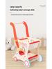 Multifunctional Wooden Child's Push Toy Shopping Cart and Walker