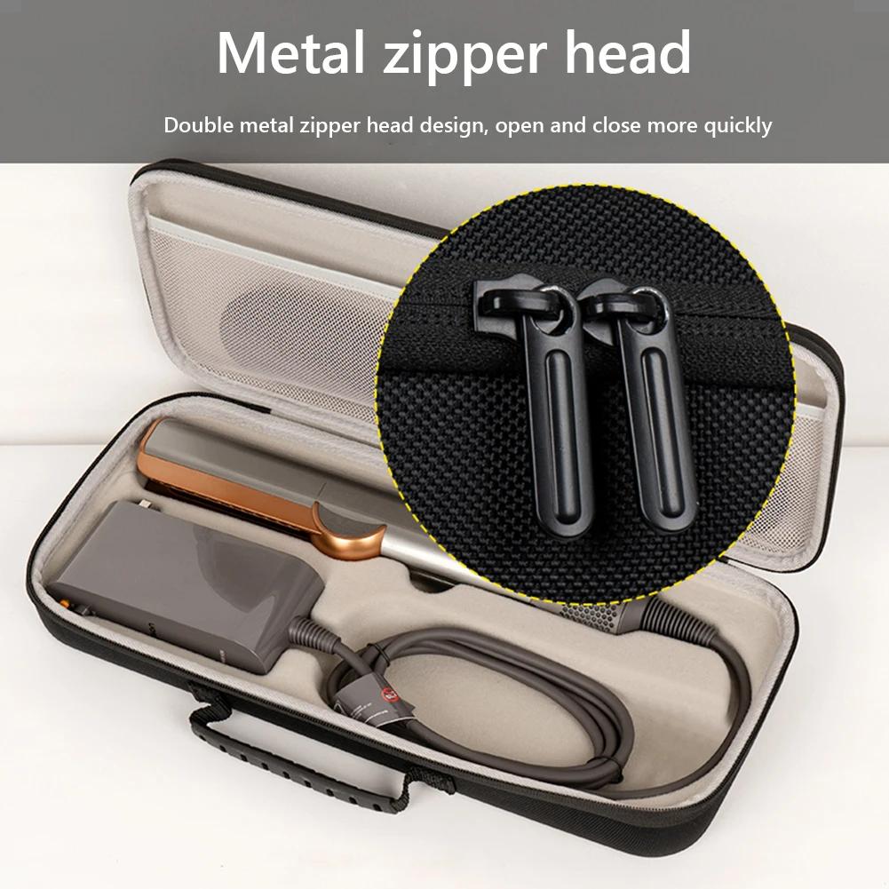EVA Hard Carrying Case Anti-Scratch Hard Travel Case Shockproof Portable Storage Bag for Dyson Airstrait HT01 Hair Straightener