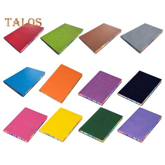 Блокнот А5 с утолщенными краями цвета радуги, обложка из искусственной кожи, прочный переплет, четкая линия печати, гладкое письмо, 100/200 страниц, офис, бизнес-студенты