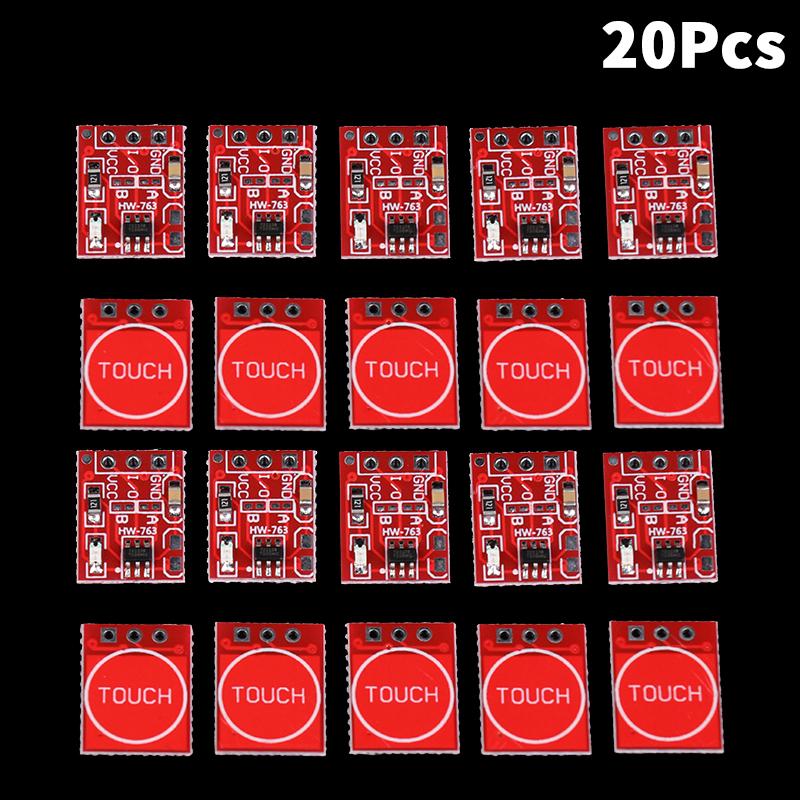 10PCS TTP223 Touch Key Module Self-Locking / Momentary Capacitive Switch Single Channel Module