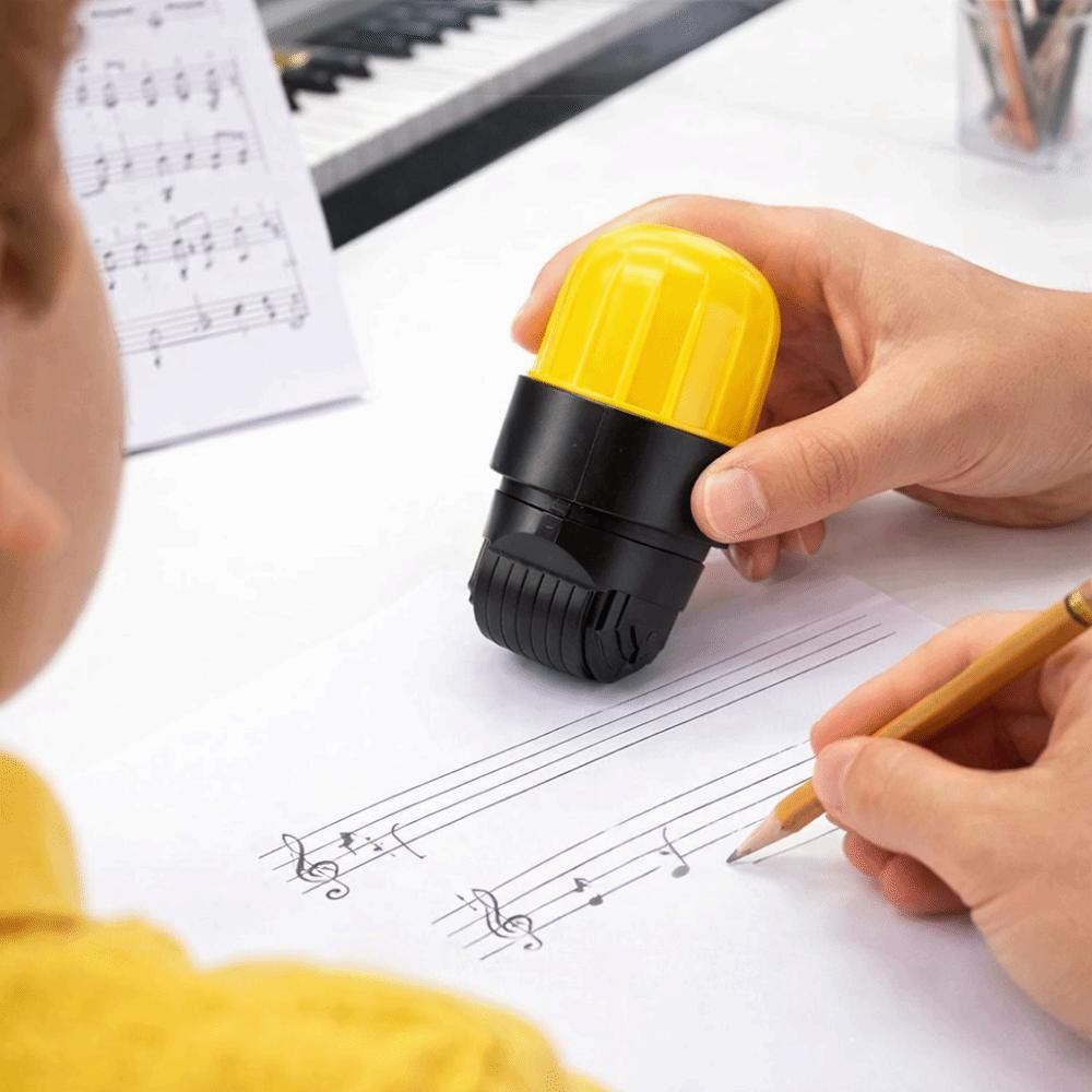 Rolling Stamps Music Notation Stamp 5-Line Staff Staff Roller Sheet music stamp tool Music Writing