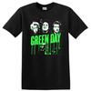 Футболка Green Day Рок-музыка Неоновые Панк-лица Капающий Гранж Футболка Группы