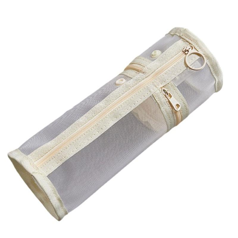 Пенал большой вместимости, сетчатый пенал, пенал в японском стиле, школьные и офисные принадлежности
