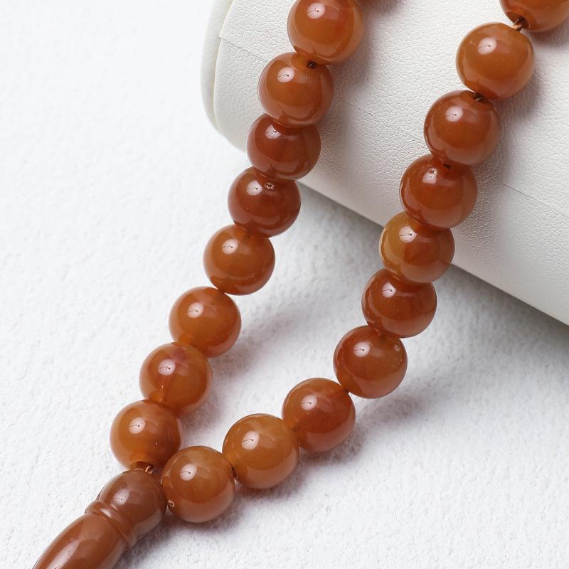 Унисекс 33-бусины 10 мм Тасбих: Мусульманские четки с Ближнего Востока