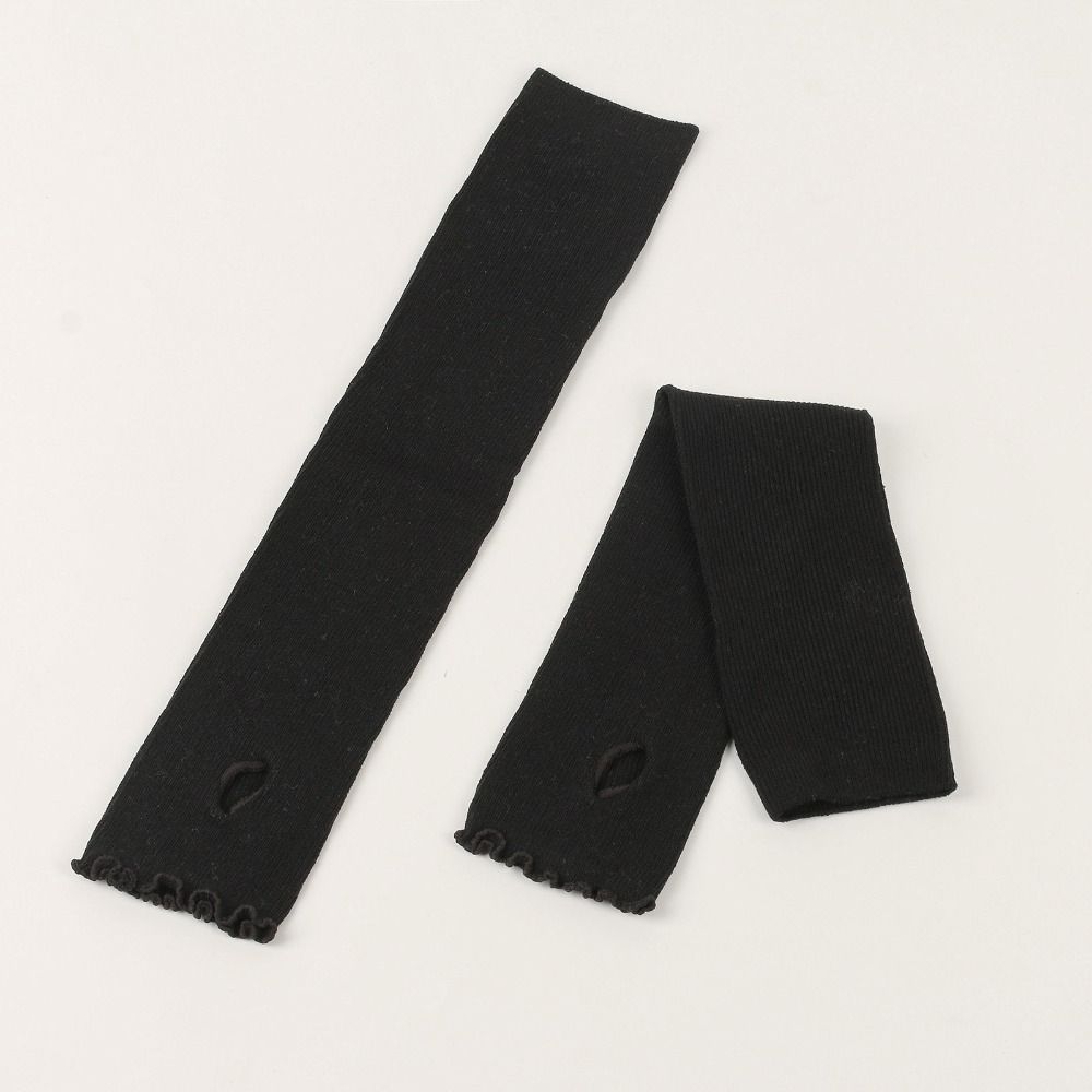 Stretchy Fingerless Gloves Long Design Arm Sleeve Y2K Punk Gloves Y2K Aesthetic