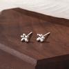 Small Flower Earrings for Women Glossy Simple and Versatile Sweet Daily Earrings