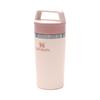 STANLEY Cafe To Go Vacuum with 350ml Stainless Insulated for Cold or Hot Water Rose Quartz Mug, 0.35L Lid, Steel, Water, Bottle, Tumbler, Outdoor,