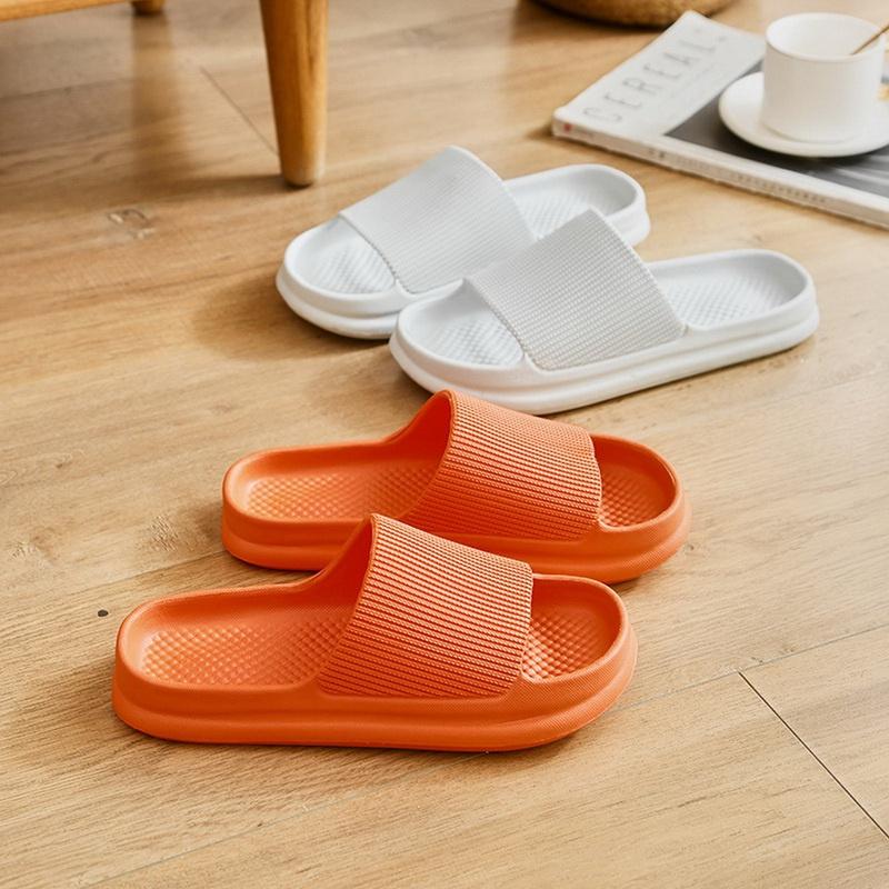 Заказ домашних тапочек на два размера больше. Летняя спальня, бесшумная пара, ванная комната, купание, нескользящие женские сандалии и тапочки с мягкой подошвой.