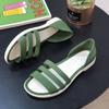 2024 New Women Comfortable Sandals Summer New Candy Color Women Cute Shoes Peep Toe OutdoorShoes Woman Flats