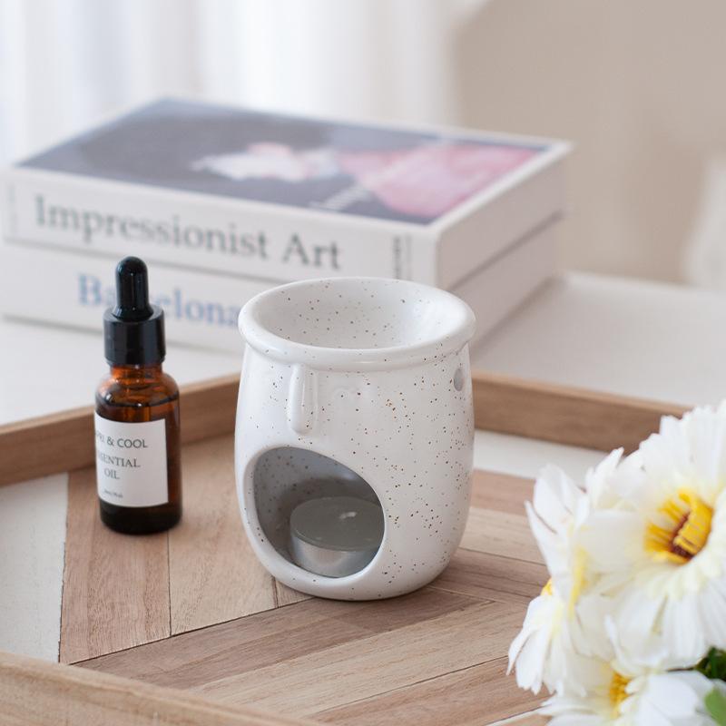 Large Ceramic Aroma Burner & Essential Oil Diffuser for Home or Office