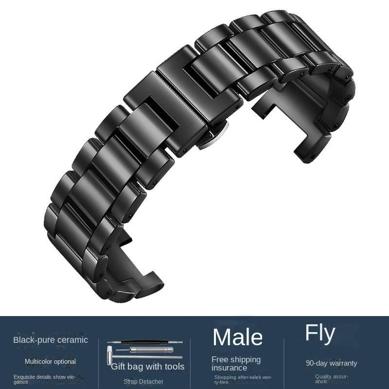 ONEВысококачественный керамический ремешок для часов GC Guess Rossini MK Часы Ремешок 20*11мм 18*10мм 16*8мм Мужской Женский Ремешок Аксессуары для часовMN