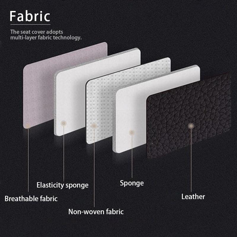 SEAMETAL Чехол на сиденье автомобиля Роскошный из искусственной кожи Чехол на сиденье автомобиля Подушка Протектор Коврик Для большинства автомобилей Седан Внедорожник и Хэтчбек