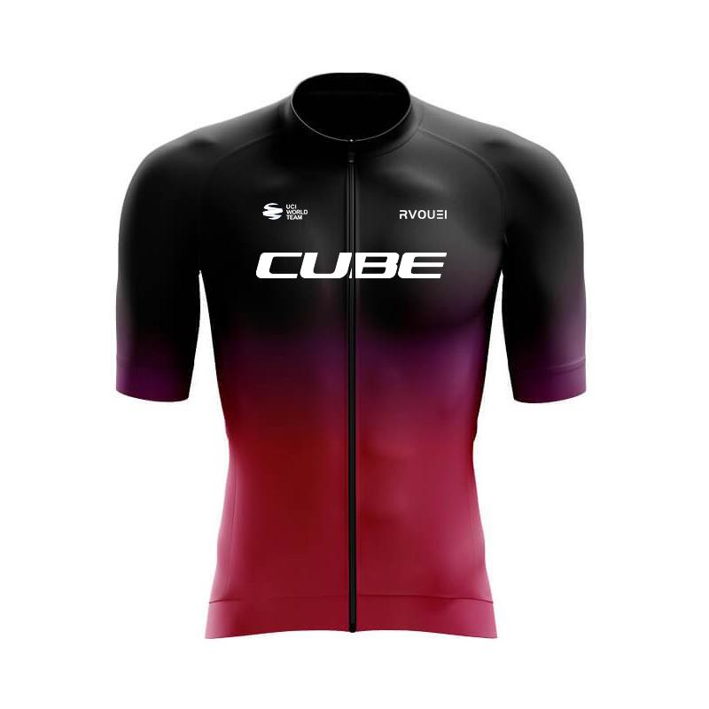 Cube Team Quick Drying Cycling Jersey SetSummer Breathable Cycling Suit Set 2026 Clothing MTB Bike Uniform Maillot Ropa Ciclismo Hombre Bicycle Suit