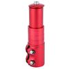 Aluminum Alloy Mountain Bike Bicycle Stem Extender Handlebar Stem Riser (Red)