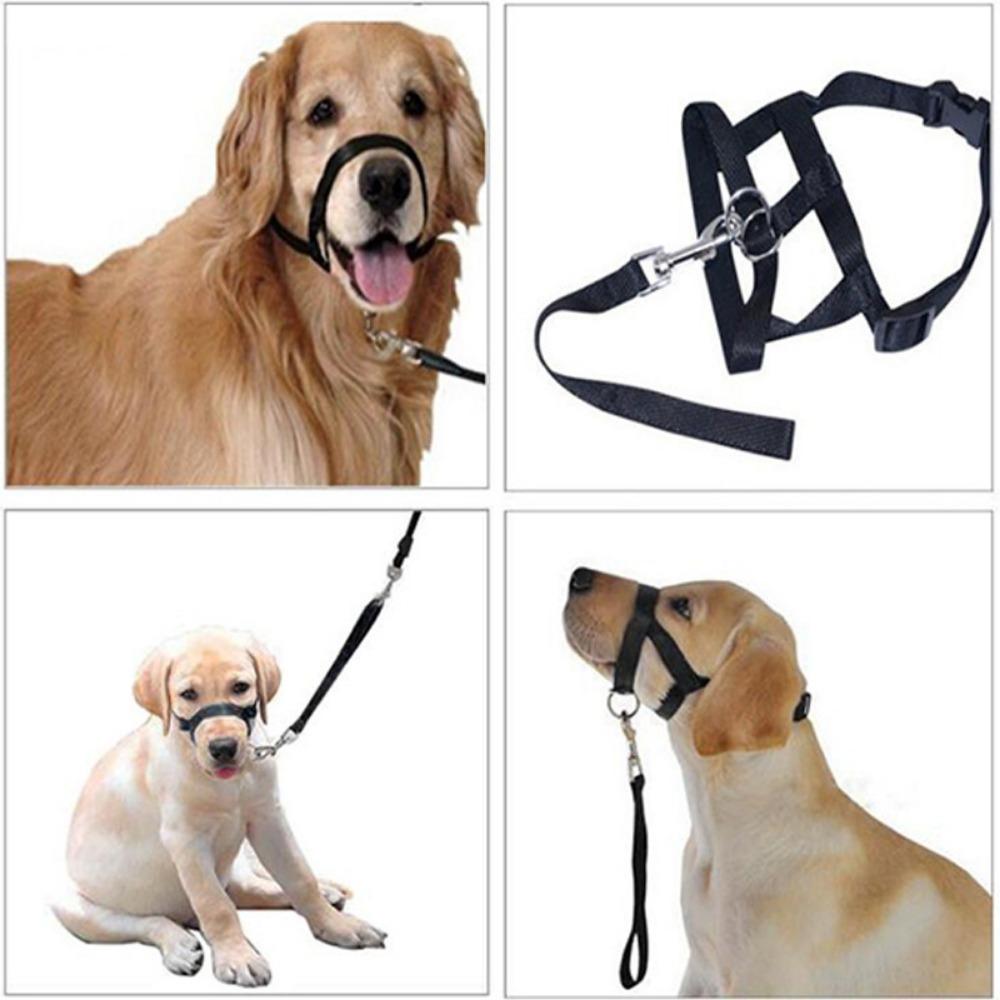 Bite Bark Controller Dogs Prevent from Biting Pet Muzzle Harness Dog Mouth Cover Dog Collar