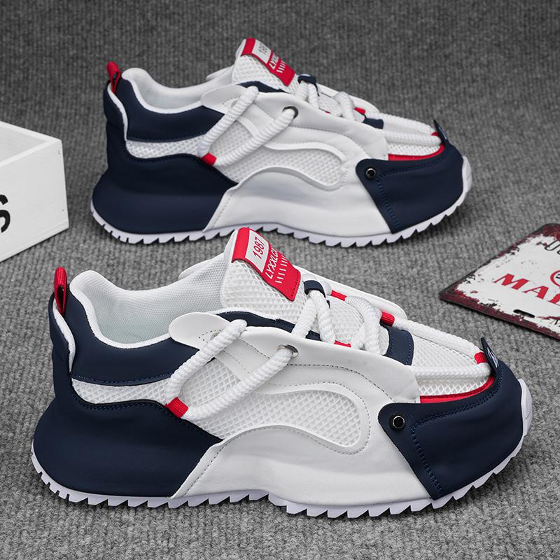 Модные мокасины Спортивная и досуговая повседневная обувь Обувь для мужчин Повседневные кроссовки Толстые мужские кроссовки Износостойкие Проветриваемые Новые