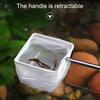 Aquarium Fish Net with Extendable Handle Telescopic Mesh Net for Fish And Shrimp Catching Debris Cleaning Tool for Fish Tank Pond Creek