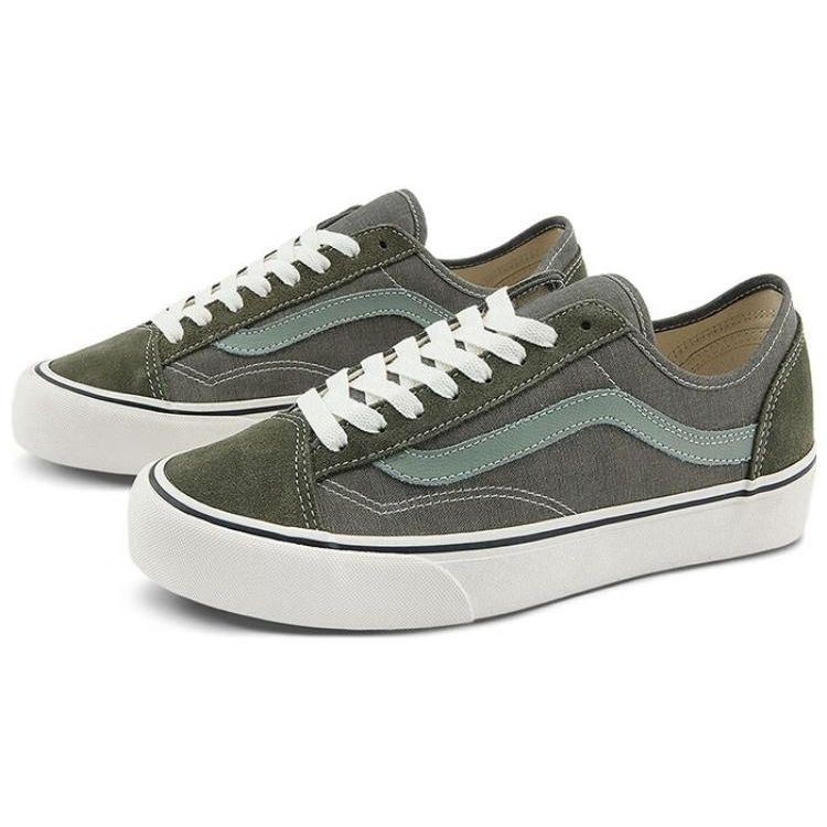 Vans Style 36 Comfortable Versatile Low-Top Skate Shoes Unisex Sneaker Green VN0007R2DOL
