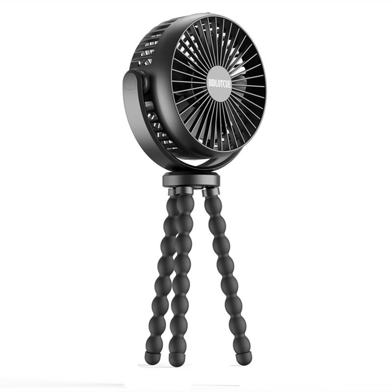 Octopus Portable Mini Fan with Ice Pack - Handheld, Hanging, and Stroller Compatible for Outdoor Use