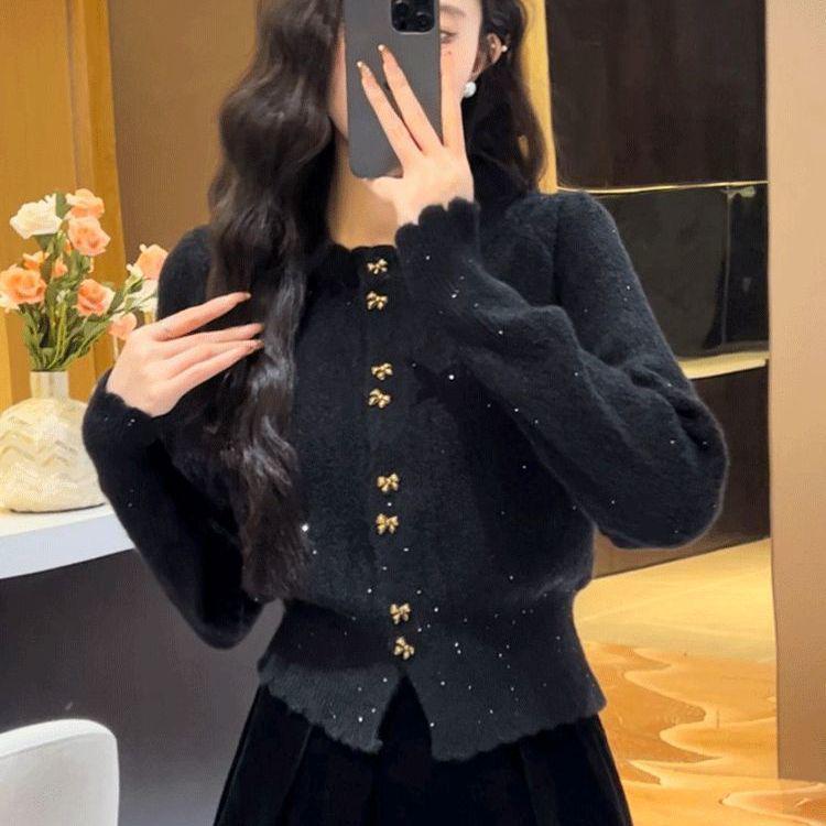 Женский короткий вязаный кардиган Fragrant Style - Верхняя одежда на осень/зиму