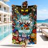 Cup-head And Mugman Adventure Beach Towel, Microfiber Beach Towel, Perfect For Pool, Beach, Travel, Home Decor Beach Party Fan gifts