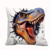 1/4pcs Dinosaur-Printed Pillowcases for Vivid Bedroom Decor Sofa cushion cover home bedroom room decoration