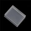 Practical Mini Jewelry Organizer Transparent Plastic Name Card Storage Box