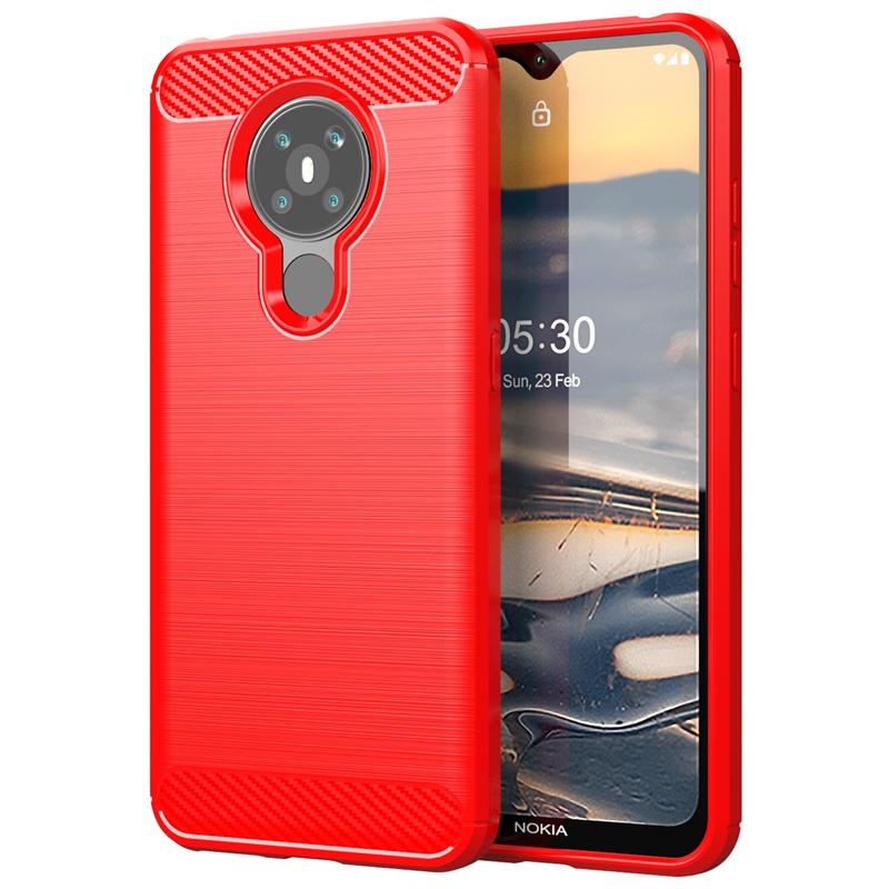 Для чехла Nokia 5.3 Чехол Для Nokia 5.3 Мягкий ТПУ Бампер Чехол для телефона из углеродного волокна Для Nokia XR20 2.4 3.4 5.4 6.2 7.2 8.3 5.3 Fundas