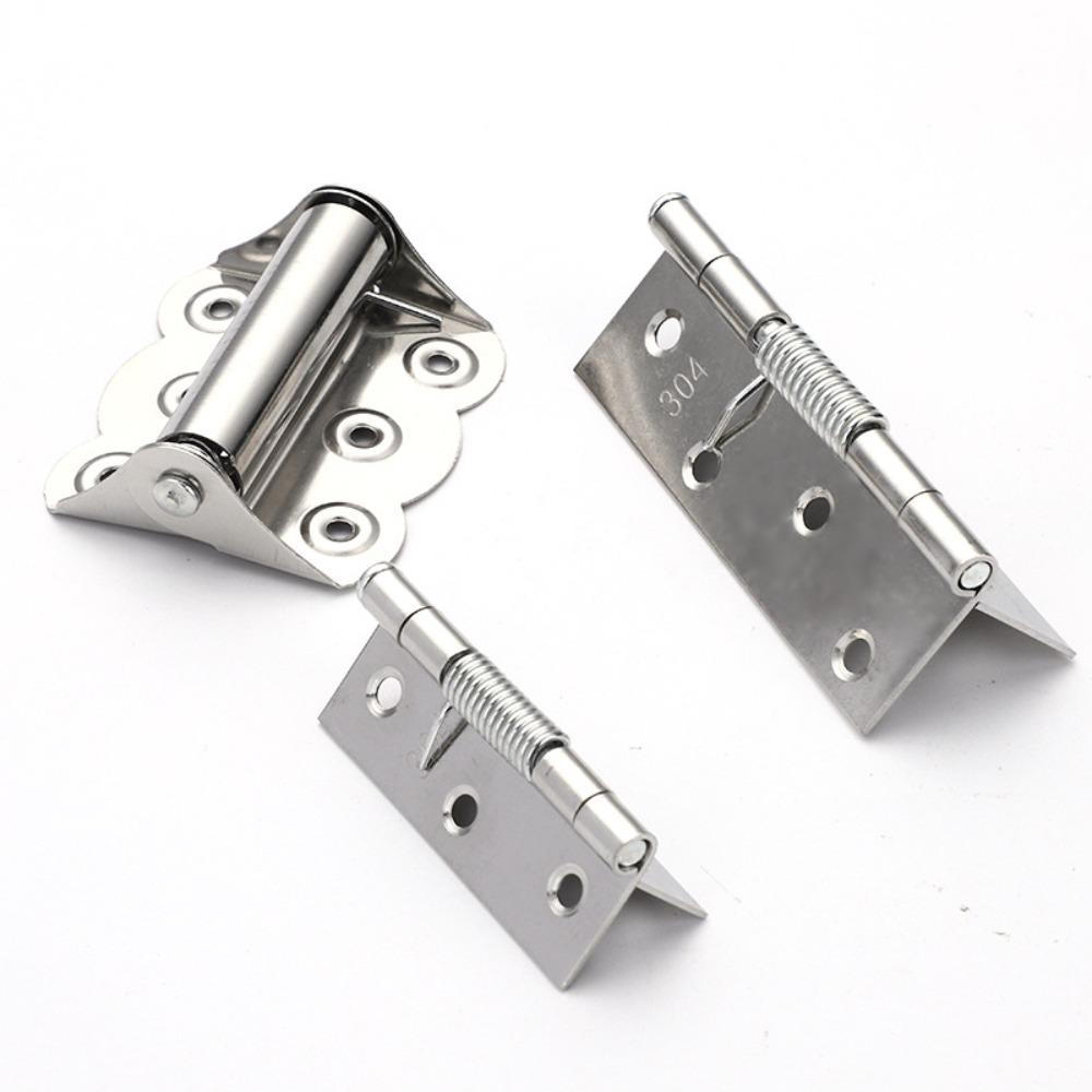 Butterfly Spring Loaded Hinges Stainless Steel Door Closer Hinge Self Closing Hinge Wooden door