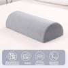 Half Cylinder Half Moon Bolster Pillow Removable Cover Semi-Roll Knee Pillow  Home Use