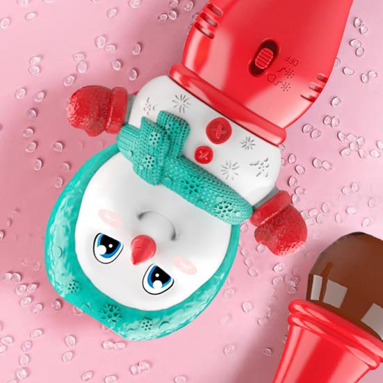 Детская игрушка-пузырь, рождественская мыльная машина для малышей, игрушка-снеговик, безопасная мыльная палочка для игр в помещении и на улице