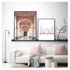 Nordic Poster Wall Art Print Canvas Painting Muslim Picture Room Decoration Islamic Moroccan Architecture Arabic Calligraphy
