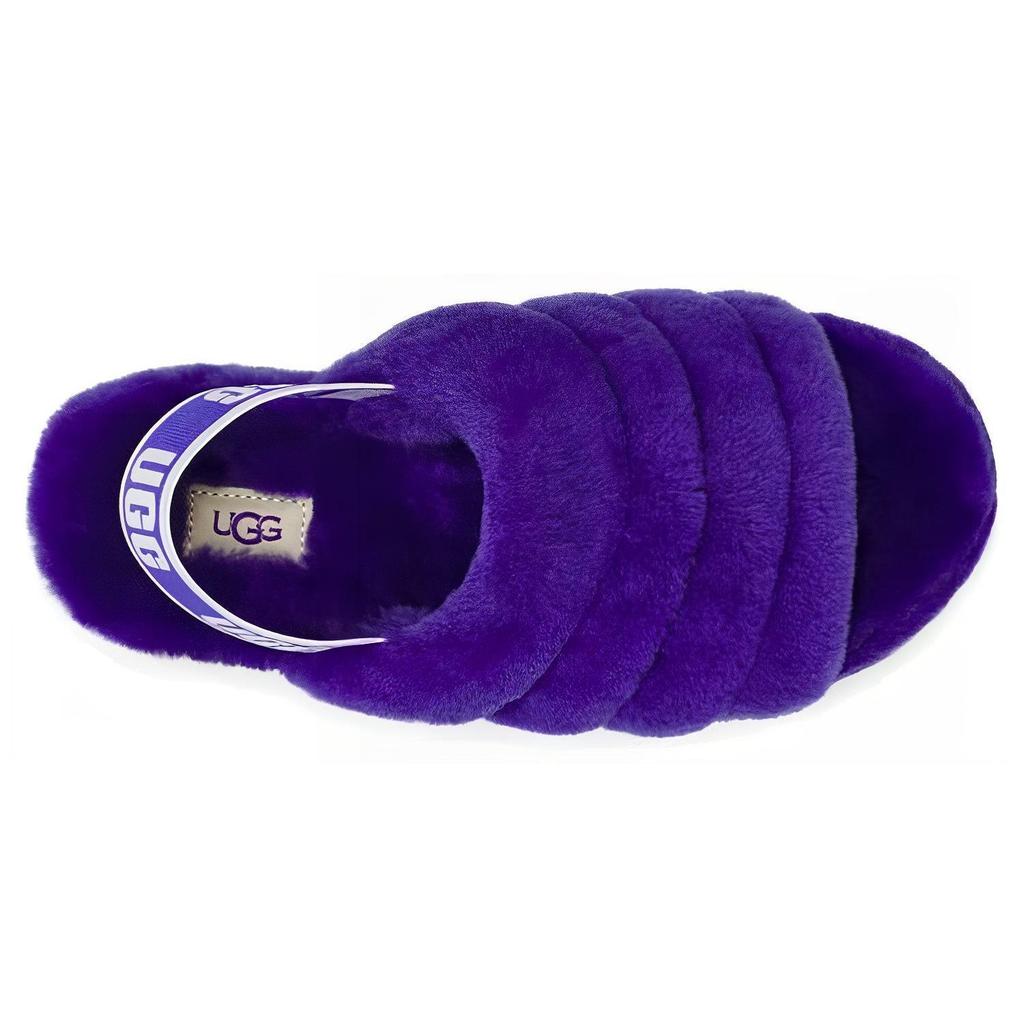 UGG Fluff Yeah Шлепанцы Минималистичные Толстая Подошва Фиолетовые Женские 1095119-VNGH