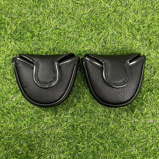 Чехол для гольф-паттера типа «молоток» с магнитной застежкой, из искусственной кожи, с рисунком черепа, для вудов, драйвера, фейрвея, гибрида