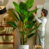 Garden Living Room Tropical Greenery Faux Banana Tree Fake Plant Home Decoration Artificial Palm