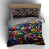Colorful swirling pattern. Bedding Duvet cover sets Duvet covers Pillowcases gifts (1 * Duvet Cover 2 * Pillowcases, without duvet insert)