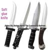 Cross-Border Simulation Soft Rubber Toy Dagger Knife for Kids - PU Prop Sword Ornament