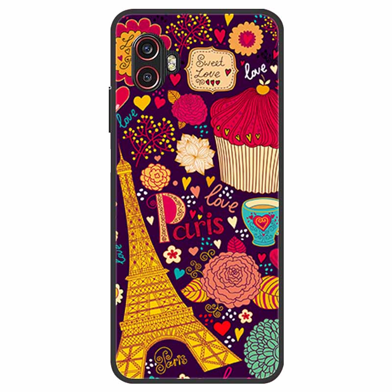 Чехол для Samsung Galaxy Xcover6 Pro 5G Модный Мягкий ТПУ Силиконовый Чехол для Телефона Для Samsung X Cover 6 Pro Задняя Крышка 6,6 дюйма Coque