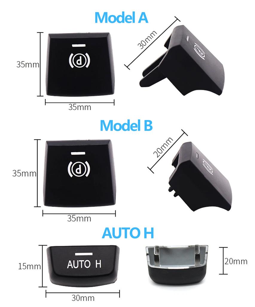 Electronic Parking Brake Switch Auto P Button Switch Cover For BMW 5 6 7 X3 X4 X5 X6 M5 Series F01 F02 F10 F12 F15 F16 F25 F26