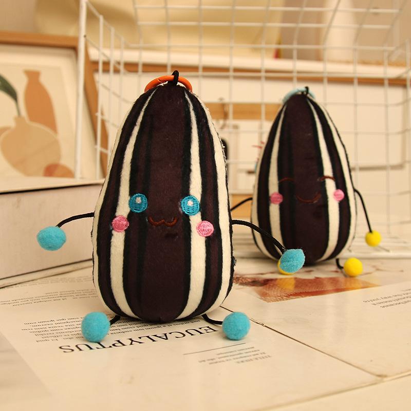 Креативная новая кукла из семян дыни, плюшевая игрушка-подвеска, аксессуары для сумки, кукла, милый подарок на день рождения для девочки, рюкзак