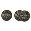 Old F*ckers Club Coin Retro Funny Lifetime Member Still Kicking Challenge Coin Rebellious Collectible Keepsake Coin Gag Gift for Retirement Birthday