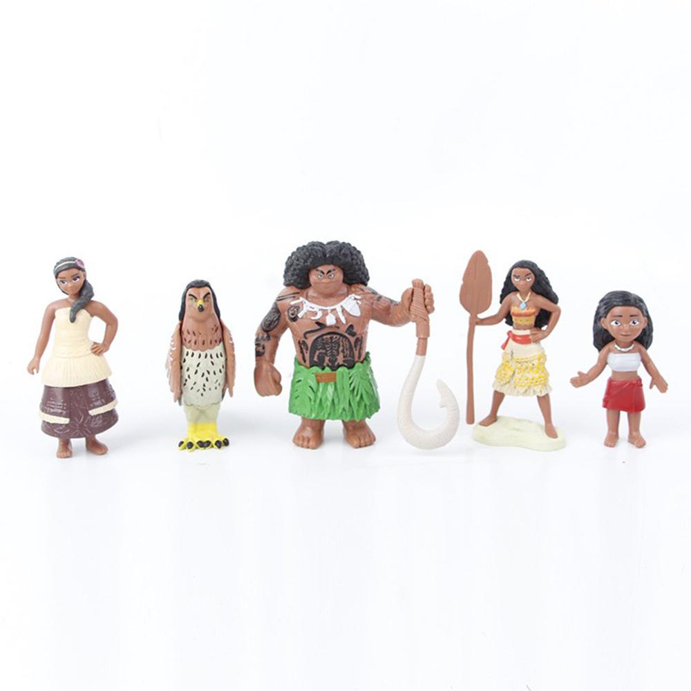 10 шт. Топперы для торта Моана, мини-фигурки для дня рождения, принадлежности для вечеринки