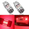 Eseastar T20 7443 W21/5W Double Explosive Red Bulb with Cooling Fan, -24V Brake Lamp,