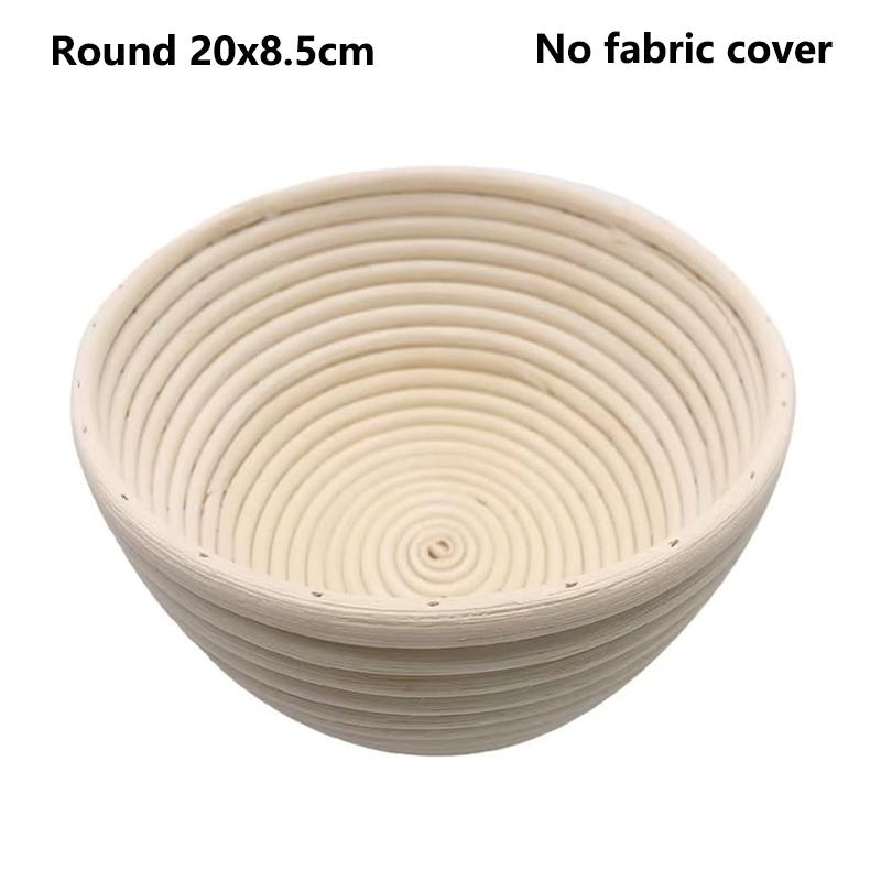Rattan Bread Proofing Basket Natural Oval Rattan Wicker Dough Fermentation Sourdough Bread Basket