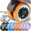 4/8PCS Luggage Wheels Protector Silicone Wheels Caster Shoes Travel Luggage Suitcase Reduce Noise Wheels Cover Accessories